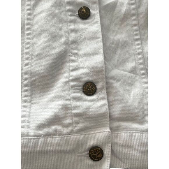 DRAPER JAMES White Denim Jacket size XXL - Picture 7 of 11